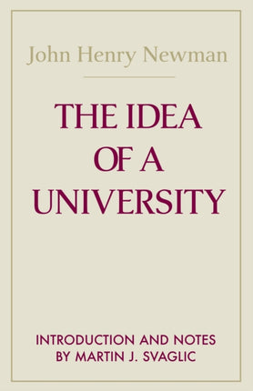 Idea of a University, The