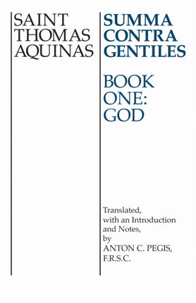 Summa Contra Gentiles  Book One God