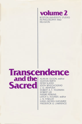 Transcendence and The Sacred
