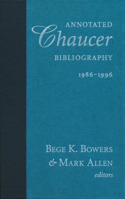 Annotated Chaucer Bibliography, 1986–1996