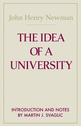 The Idea of a University