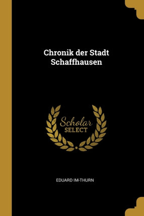 Chronik der Stadt Schaffhausen