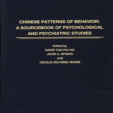 Chinese Patterns of Behavior