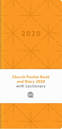 Church Pocket Book and Diary 2020  Deco Orange