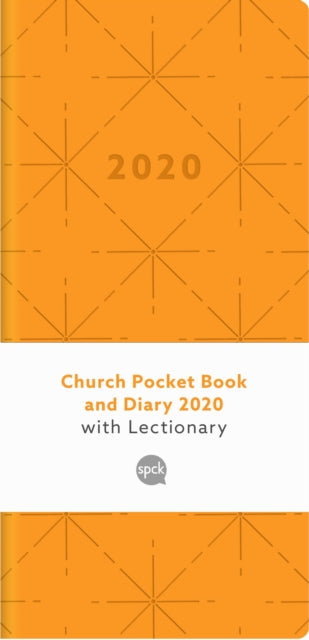 Church Pocket Book and Diary 2020  Deco Orange