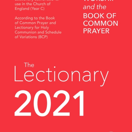 Common Worship Lectionary 2021