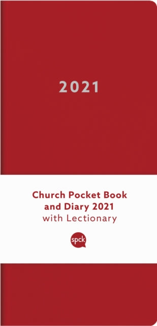 Church Pocket Book and Diary 2021 Red