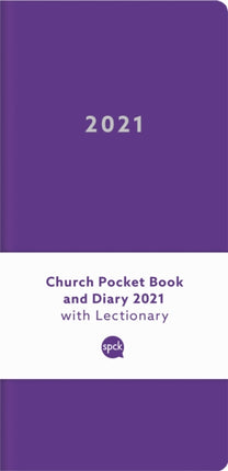 Church Pocket Book and Diary 2021 Purple