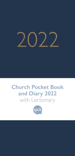 Church Pocket Book and Diary 2022 Soft-tone Midnight Blue