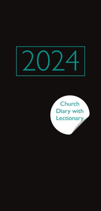 Church Pocket Book and Diary 2024 Black with Lectionary