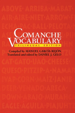 Comanche Vocabulary  Trilingual Edition