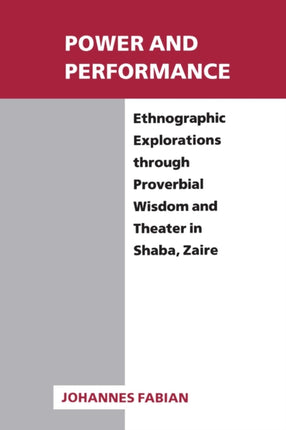 Power and Performance  Ethnographic Explorations