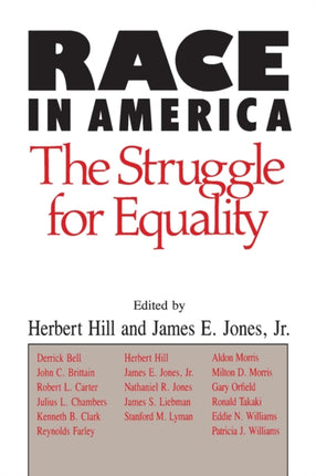 Race in America  The Struggle for Equality