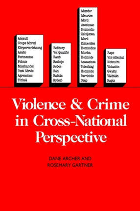 Violence and Crime in CrossNational Perspective