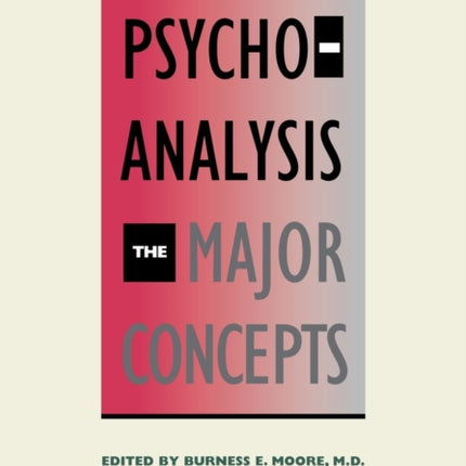 Psychoanalysis The Major Concepts