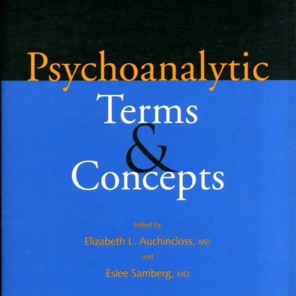 Psychoanalytic Terms and Concepts