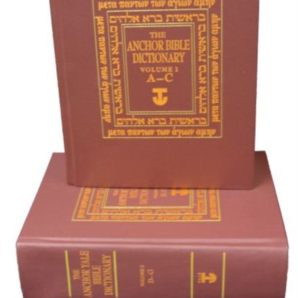 The Anchor Bible Dictionary 6 vol Set