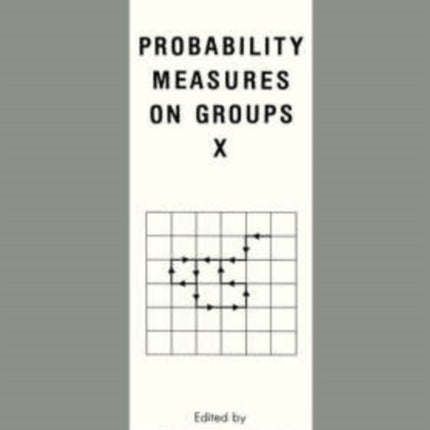 Probability Measures on Groups X NATO Asi Series B. Physics 277