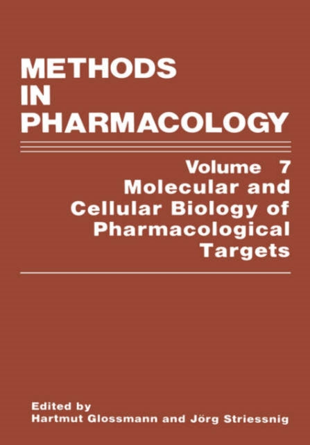 Methods in Pharmacology Molecular and Cellular Biology of Pharmacological Targets v 7 Advances in Primatology