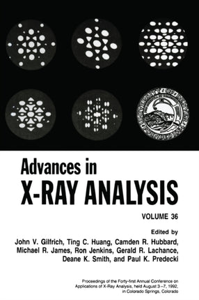 Advances in XRay Analysis