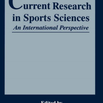 Current Research in Sports Sciences An International Perspective Advances in Experimental Medicine  Biology Springer