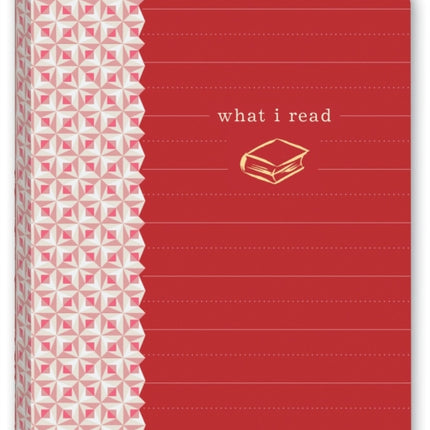 What I Read (Red) Mini Journal