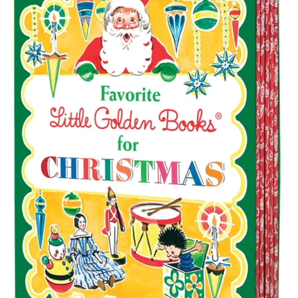 Favorite Little Golden Books for Christmas 5-Book Boxed Set: The Animals' Christmas Eve; The Christmas Story; The Little Christmas Elf; The Night Before Christmas; The Poky Little Puppy's First Christmas