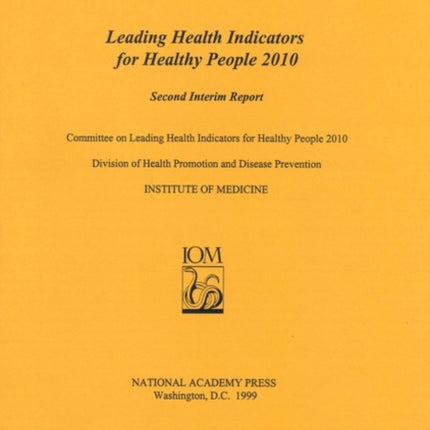 Leading Health Indicators for Healthy People 2010