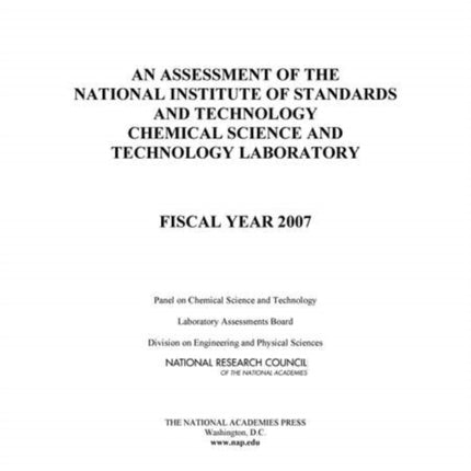 An Assessment of the National Institute of Standards and Technology Chemical Science and Technology Laboratory