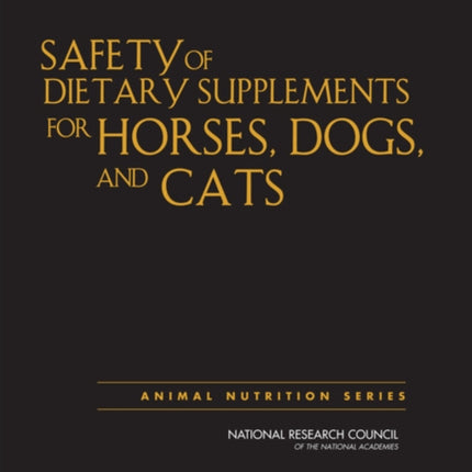 Safety of Dietary Supplements for Horses Dogs and