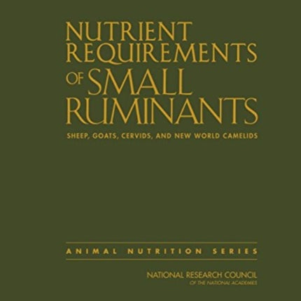 Nutrient Requirements of Small Ruminants Sheep