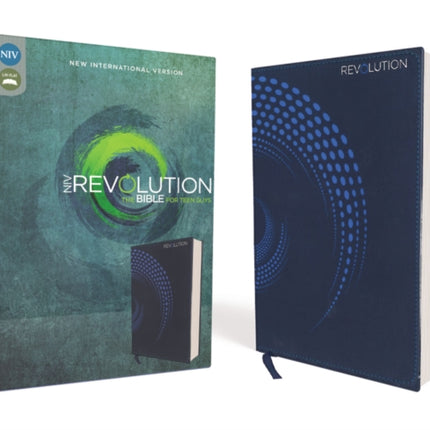 NIV, Revolution Bible, Leathersoft, Blue: The Bible for Teen Guys