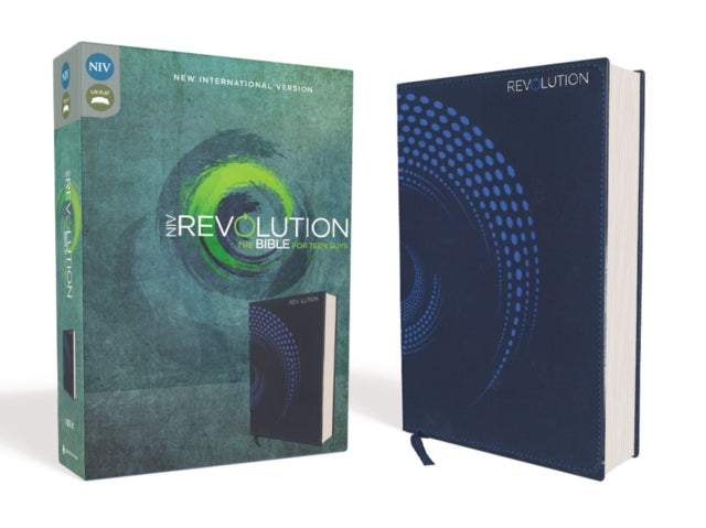 NIV, Revolution Bible, Leathersoft, Blue: The Bible for Teen Guys