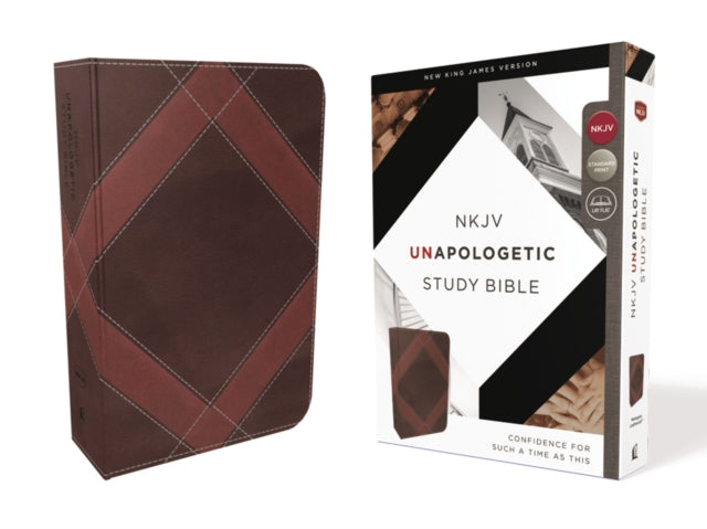 NKJV, Unapologetic Study Bible, Leathersoft, Brown, Red Letter: Confidence for Such a Time As This