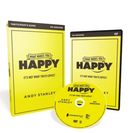 What Makes You Happy Participant's Guide with DVD: It's Not What You'd Expect