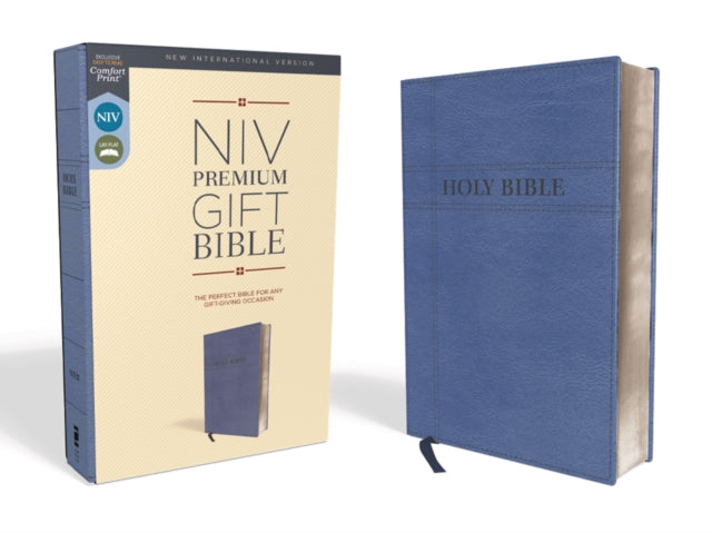 NIV, Premium Gift Bible, Leathersoft, Navy, Red Letter, Comfort Print: The Perfect Bible for Any Gift-Giving Occasion