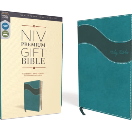 NIV, Premium Gift Bible, Leathersoft, Teal, Red Letter, Comfort Print: The Perfect Bible for Any Gift-Giving Occasion