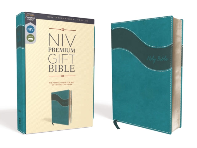 NIV, Premium Gift Bible, Leathersoft, Teal, Red Letter, Comfort Print: The Perfect Bible for Any Gift-Giving Occasion