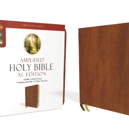 Amplified Holy Bible, XL Edition, Leathersoft, Brown