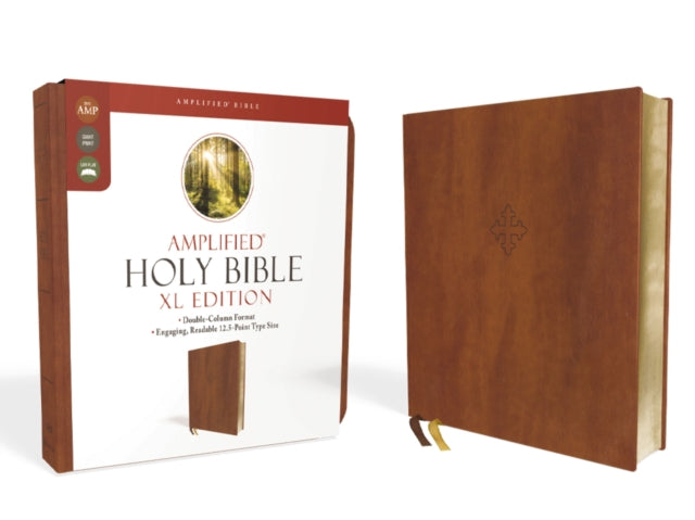 Amplified Holy Bible, XL Edition, Leathersoft, Brown