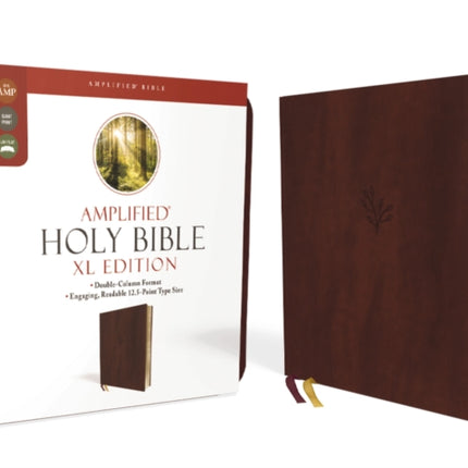 Amplified Holy Bible, XL Edition, Leathersoft, Burgundy