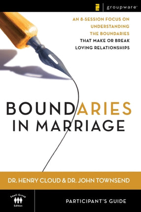 Boundaries in Marriage Participants Guide