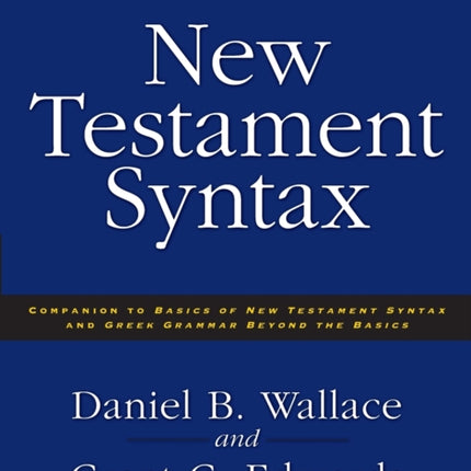 A Workbook for New Testament Syntax
