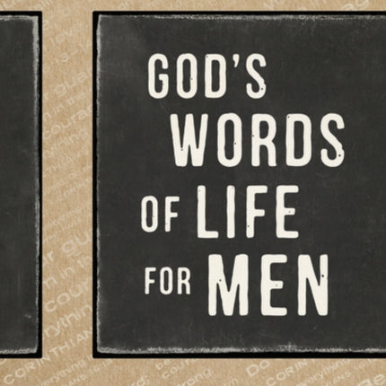 God's Words of Life for Men