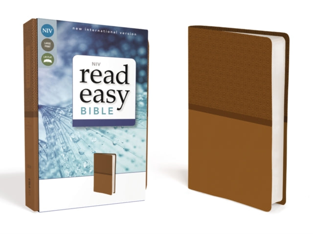 NIV ReadEasy Bible Large Print Leathersoft Tan