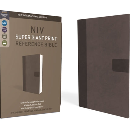 NIV Super Giant Print Reference Bible Leathersoft