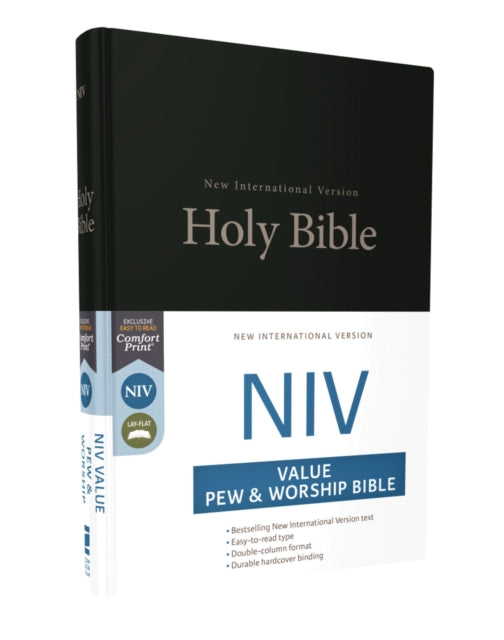 NIV Value Pew and Worship Bible Hardcover Black