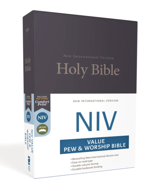 NIV Value Pew and Worship Bible Hardcover Blue