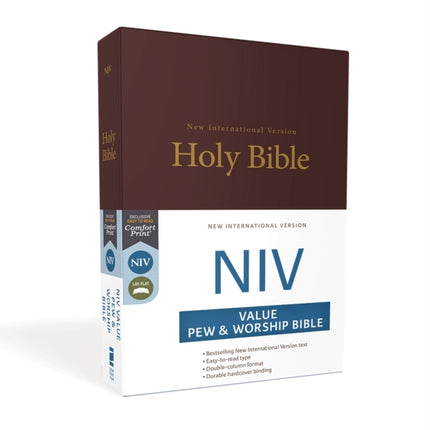 NIV Value Pew and Worship Bible Hardcover