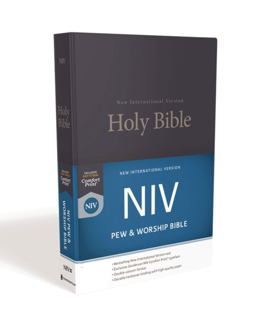 NIV Pew and Worship Bible Hardcover Blue Comfort